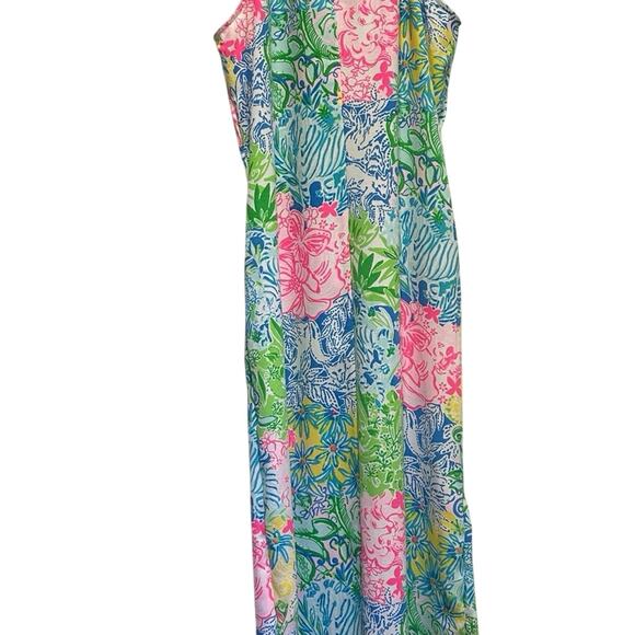 Lilly Pulitzer **RARE* Cheek to Cheek Limited Edition Shawn Maxi Dress Petite M - Picture 5 of 13
